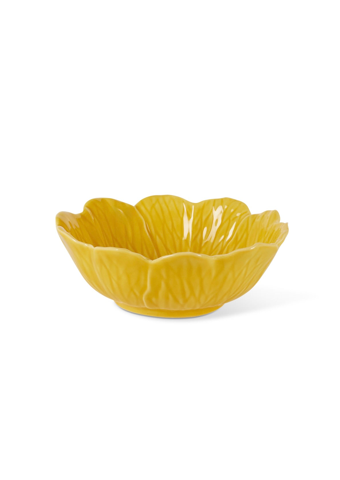 Bordallo Pinheiro Anemone Flower Bowl, Yellow