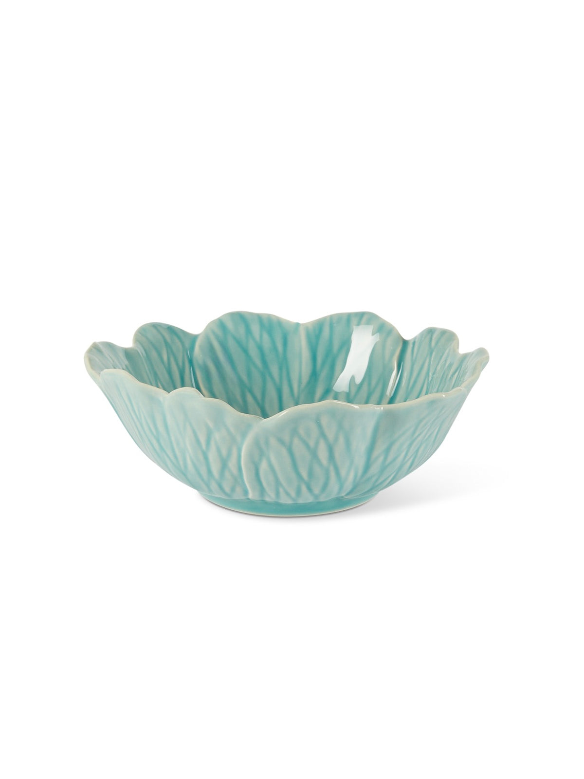 Bordallo Pinheiro Anemone Flower Bowl, Sky Blue