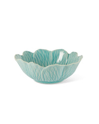 Bordallo Pinheiro Anemone Flower Bowl, Sky Blue