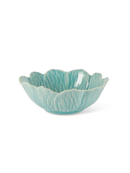 Bordallo Pinheiro Anemone Flower Bowl, Sky Blue