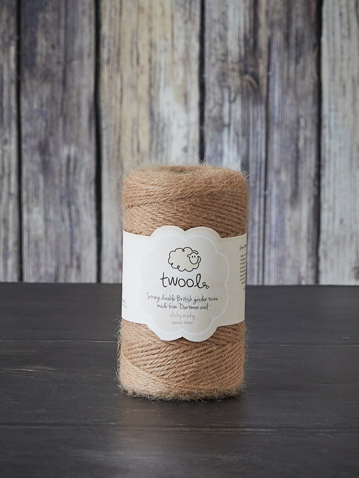 Twool Sustainable Wool Garden Twine, Mink