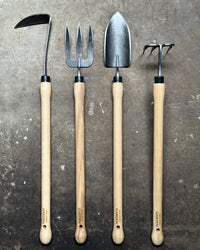 Japanese hoe, trowel, fork, cultivator