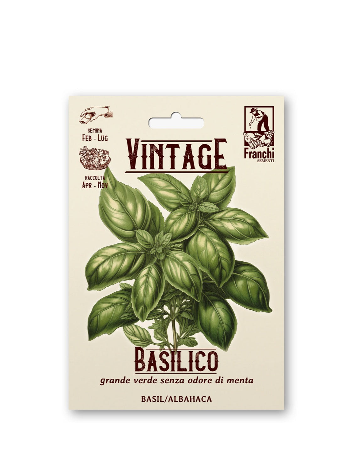 Heritage Seed And Stoneware Label Set, Basil