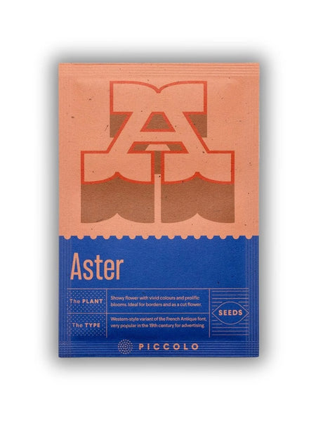 Piccolo Seeds - A for Aster