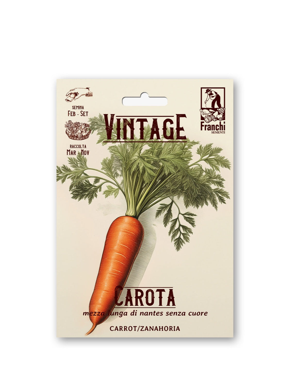 Heritage Seed and Stoneware Label Set, Carrot