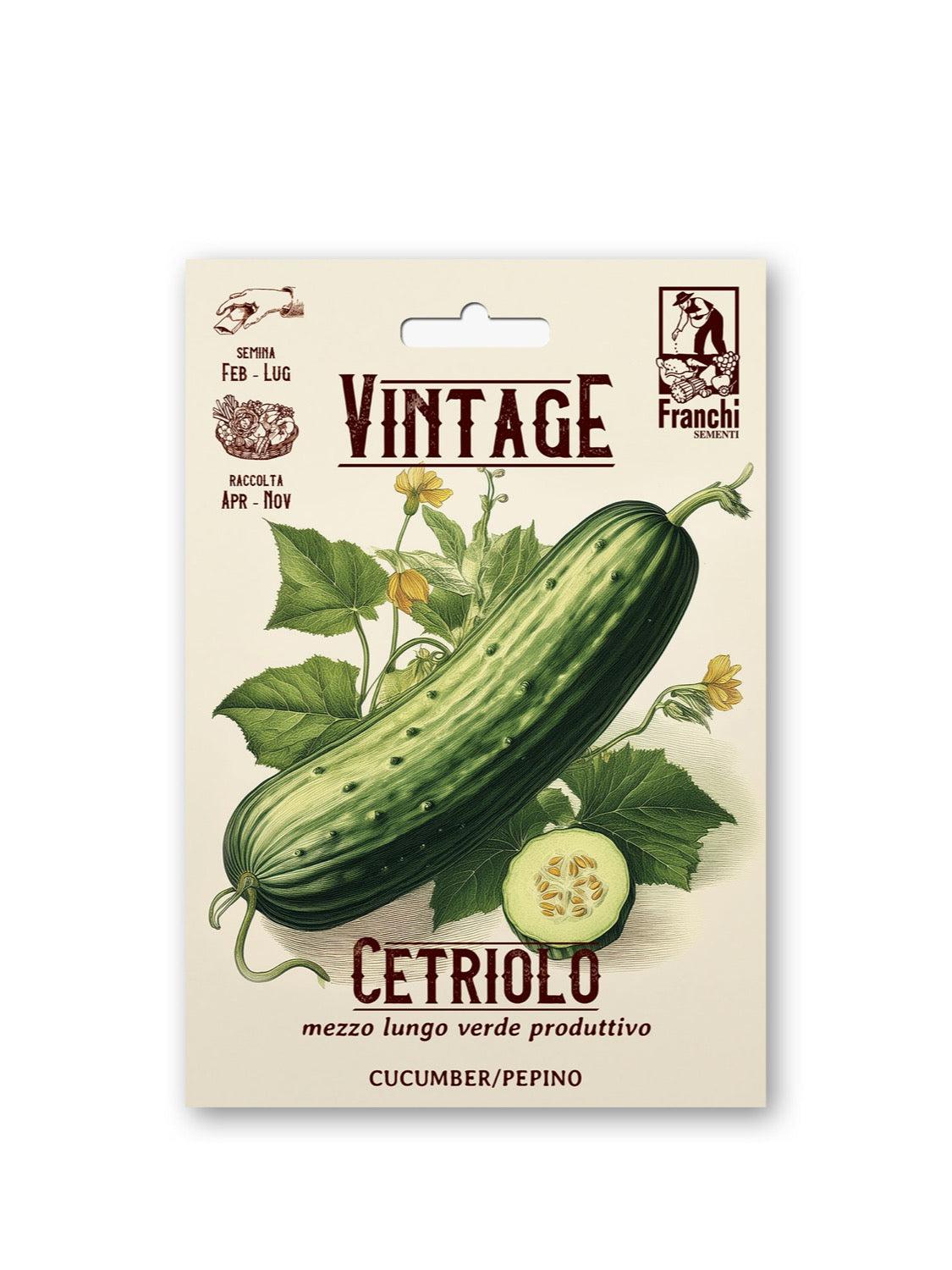 Heritage Seed And Stoneware Label Set, Cucumber