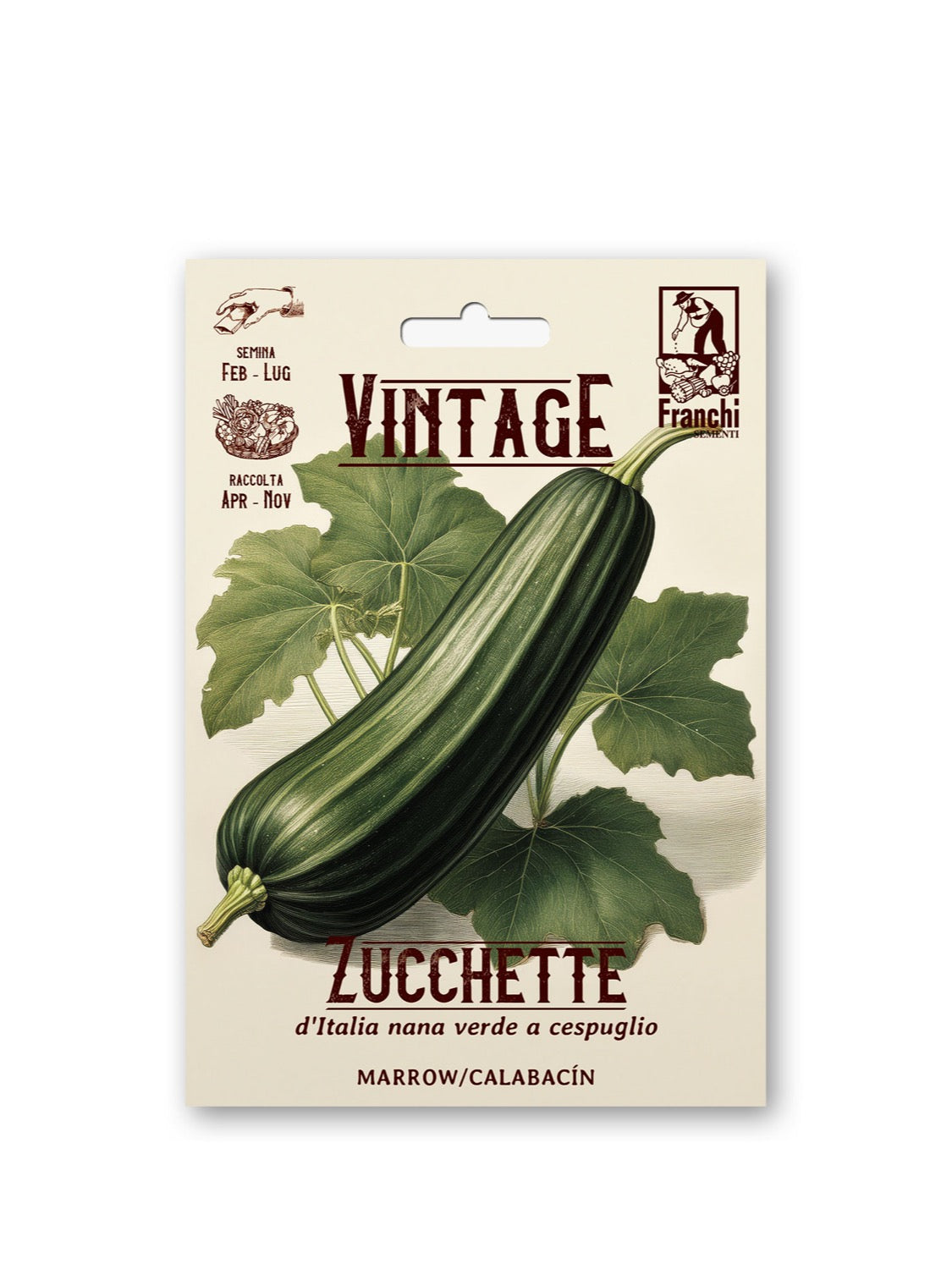 Franchi Seeds - Courgette 'Nero Di Milano'