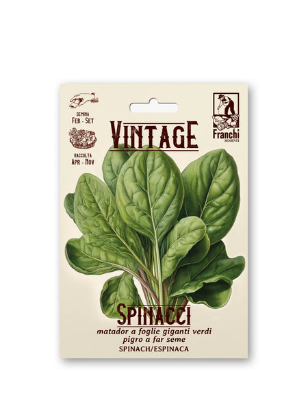 Heritage Seed And Stoneware Plant Label Set, Spinach