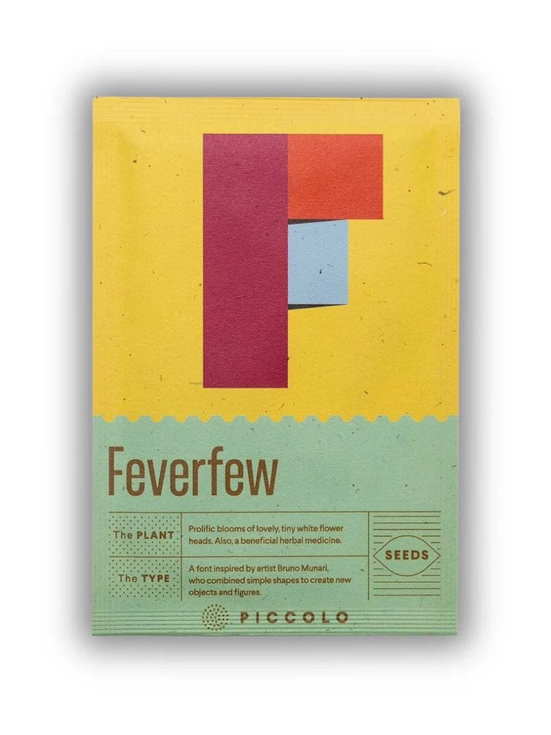 Piccolo Seeds - F for Feverfew