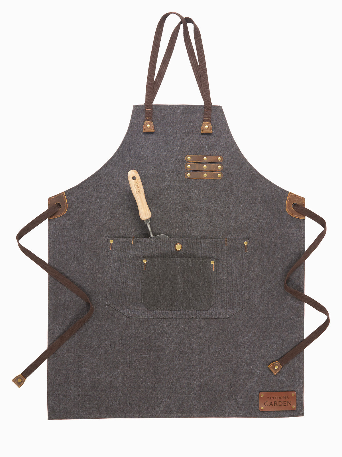 Signature Gardening Apron, Gunmetal Grey